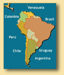 Uruguay en Amrica - Click to enlarge
